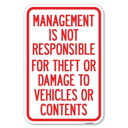 Signmission Safety Sign, 12 in Height, Aluminum, 23878 A-1218-23878